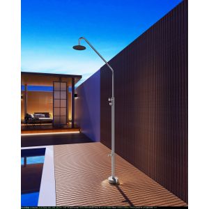 Chuveiro para piscina dakota em aço inox | poolimex
