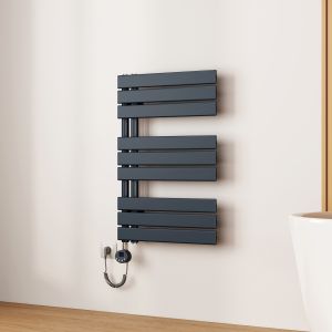 Emke toalheiro elétrico 762x500 mm cinza antracite 400w Wi-Fi ipx4