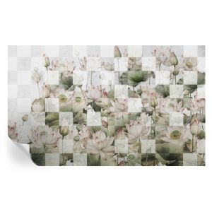 Papel de parede adesivo padrões de lótus 416x254 tulup