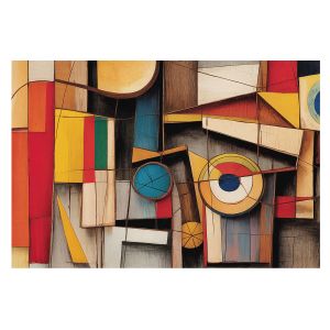 Papel de parede tnt 312x219 padrões geométricos tulup