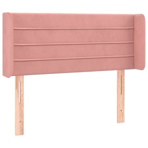 vidaXL cabecero de terciopelo rosa 103x16x78/88 cm
