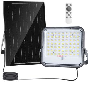 Aigostar holofote LED solar 100w cct com comando à distância
