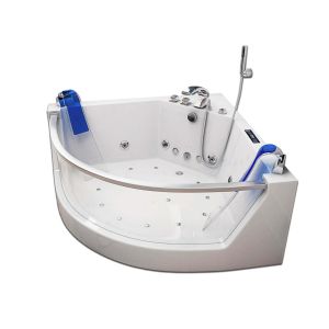 Bañera de hidromasaje con fototerapia atlantic l 140 x 140 cm