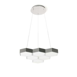 Candeeiro suspenso LED hive vi - 72 w - 3000 k ↔ 7000 k - metal - azabak