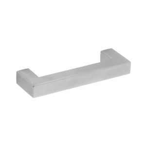 Puxador para mobiliário, aço inox, com dist entre furos 96 mm