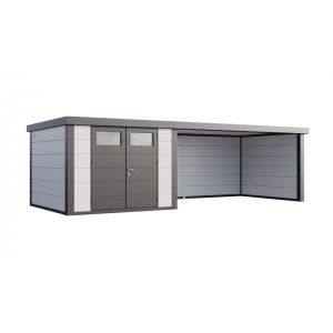 Abrigo de jardim nh8 com apoio xl à direita | branco | novo habitat
