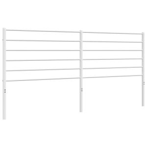 vidaXL cabecero de metal blanco 193 cm