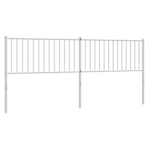 vidaXL cabecero de metal blanco 200 cm