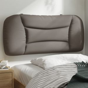Almofadão de cabeceira 80 cm tecido cinzento-acastanhado ergft2486
