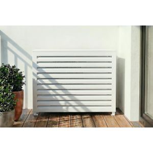 Capa ar condicionado alumínio branco aneto 69x94x43 cm
