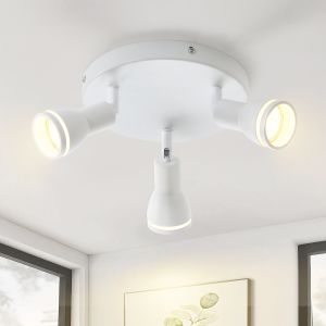 Nettlife luminária de teto branco gu10 20x20