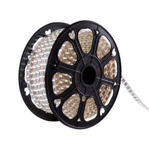 Tira LED de 120 LEDs/m 500w 1.000lm 6000ºk smd5050 220vac ip65 x50m