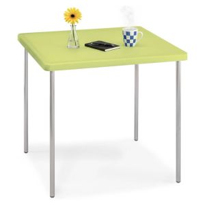 Mesa externa brownstown, fixa, plástico verde 75x75x72h cm