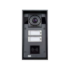Intercomunicador de vídeo ip com 2 botões force câmara hd com altifalante