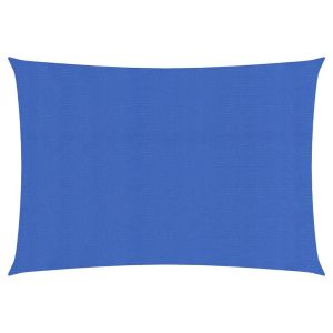vidaXL toldo de vela hdpe azul 160 g/m² 2,5x4 m