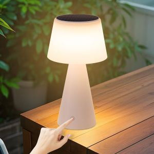 Nettlife candeeiro de mesa LED branco 13x13 ip44