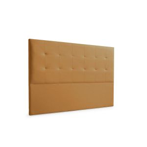 Cabeceira estofada atenea pele sintética 220x120x8 cm - moonia