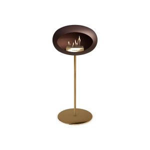 Lareira bioetanol ground steel high mocca 3