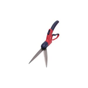 Tesoura giratória 360° - lâminas inox - cabo macio - 37 cm