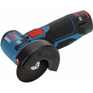 Rebarbadora Bosch professional gws 12v-76 + 2 baterias 3,0ah + l-boxx 75mm