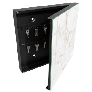 Armário para chaves decorativa 30x30x5, abertura à direita tulup