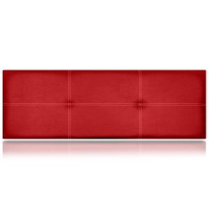 Cabeceros poseidón tapizado polipiel rojo 130x50 de sonnomattress