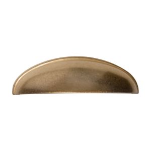 Puxador shell 64mm inca ouro, lote de 24