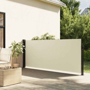 Toldo lateral retrátil 117x300 cm creme egw303234