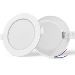 Aigostar downlight LED slim teto 12w 1350lm 4000k φ145-155mm 2 unid.