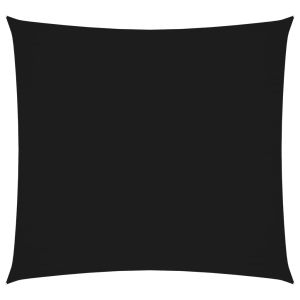 vidaXL toldo de vela cuadrado tela oxford negro 3,6x3,6 m
