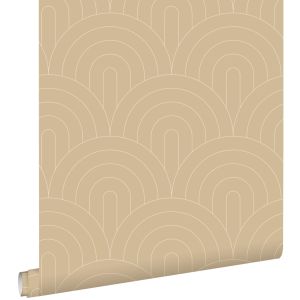 Estahome papel de parede motivo art deco cervina 50 x 900 cm