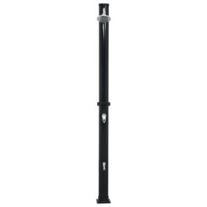 vidaXL chuveiro solar preto 220 cm 20 l
