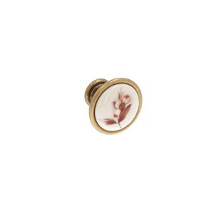 Puxadores para móveis, zamac e porcel, com 34 mm de diâmetro lote  25