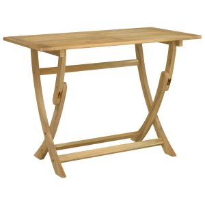 Mesa de jardim dobrável 110x55x75 cm madeira de acácia maciça