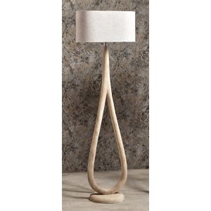 Luminária de chão cronos em madeira natural, 160 cm (60 x 30 x 160 cm)