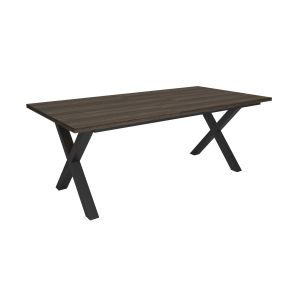 Mesa sala de jantar, 194x90x74cm, carvalho escuro rf3798