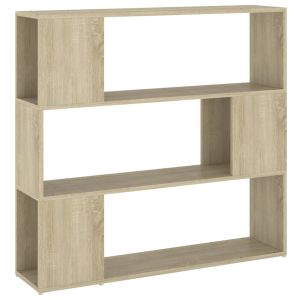 vidaXL estantería divisor de espacios color roble sonoma 100x24x94 cm