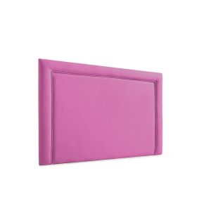 Cabeceira estofada regina aqualine 100x115x5 cm - fúcsia - moonia