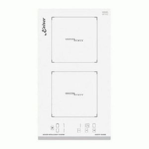 Kaiser mesa de cozinha por indução, vidro branco, faceta frontal, 30 cm, me