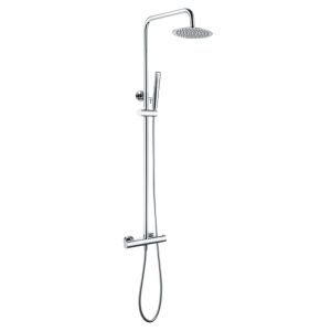 Conjunto chuveiro termostático nápoles cromo-imex