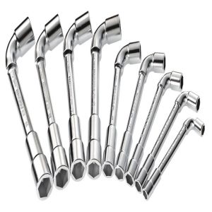 Conjunto de 9 chaves para tubos desbloqueadas de 6 pontas ogv® - facom - 75