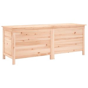 Caixa de arrumação para jardim 150x50x56,5 cm abeto maciço