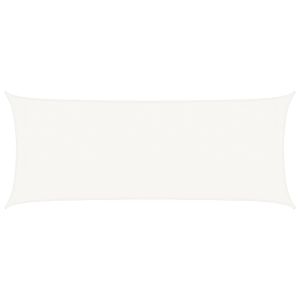 vidaXL toldo de vela hdpe blanco 160 g/m² 2x5 m