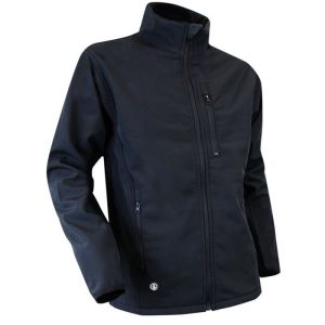 Veste de trabalho softshell quartz lma - preto