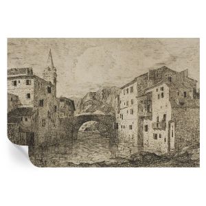 Papel de parede vinílico panorama da cidade 104x152 tulup