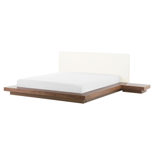 Cama zen 160 x 200 cm freixo castanho