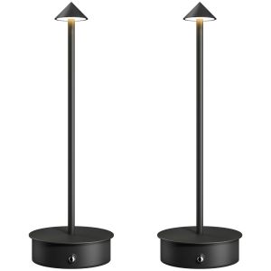 Candeeiro de mesa ø10x30 cm aço Homcom, casa - iluminação