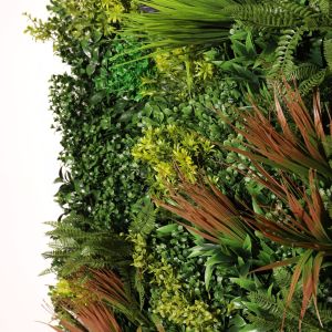 Jardim vertical artificial zafiro multicor 100x100 cm - naturing monde