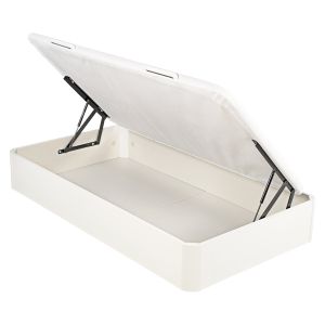 Sommier com arrumação juvenil 90x190cm royal sleep branco abertura lateral