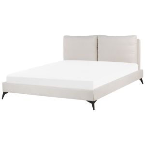Cama chenille melle 180 x 200 cm creme claro